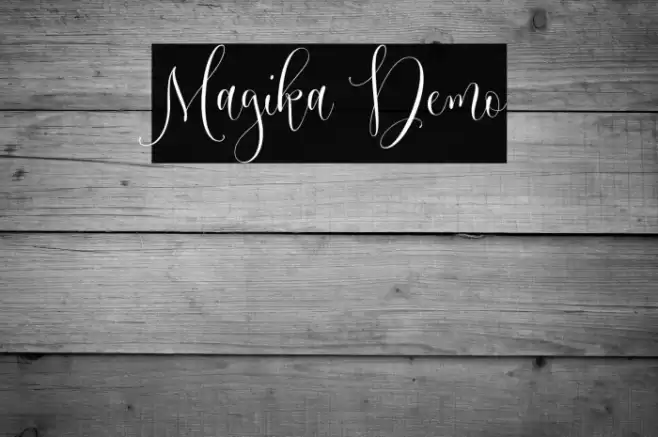 Magika Demo Font examples