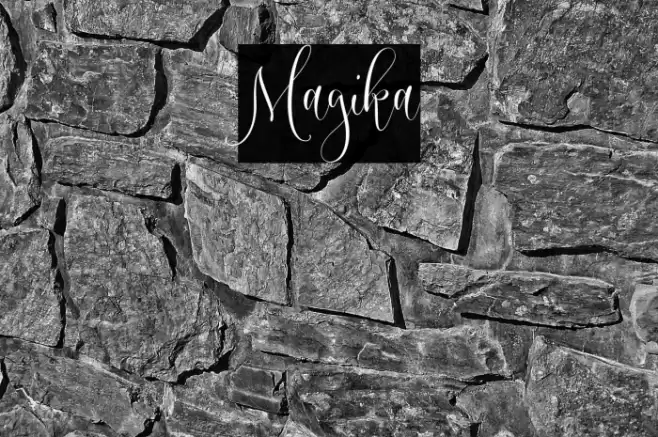 Magika フォント examples