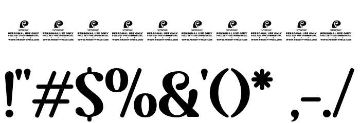 Magilio DEMO Regular Font OTHER CHARS