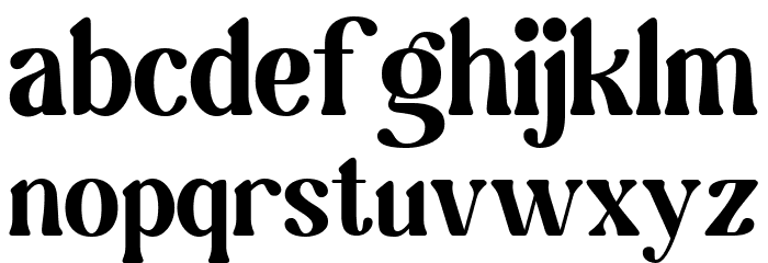 Magilio DEMO Regular Font LOWERCASE