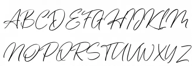 Maginted Schriftart Groß