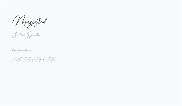 Maginted Business Card