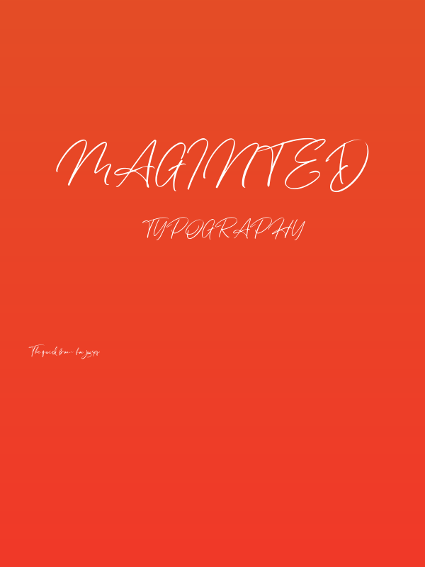 Maginted Poster