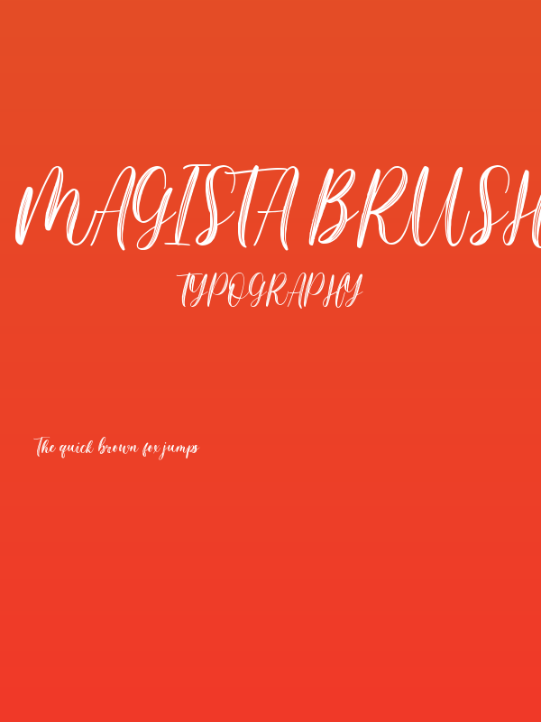 Magista Brush Poster