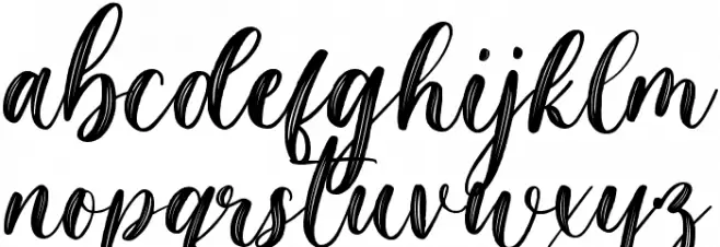 Magista Brush Caratteri MINUSCOLO