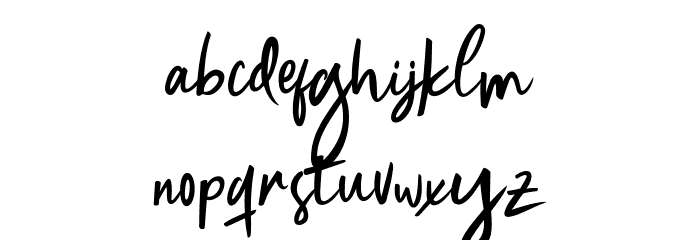 Magistoe Font LOWERCASE