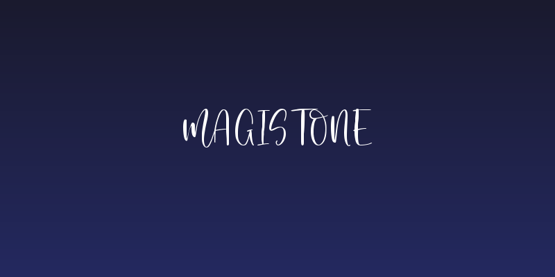 Magistone Social Header