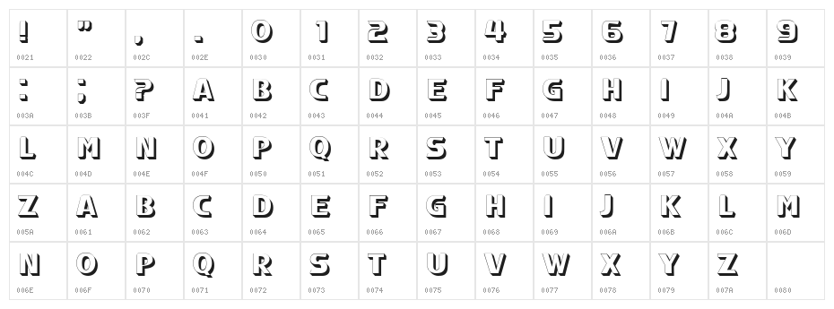 Magistros 3D Regular Character Map