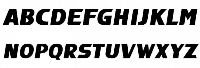 Magistros Italic फ़ॉन्ट अपरकेस