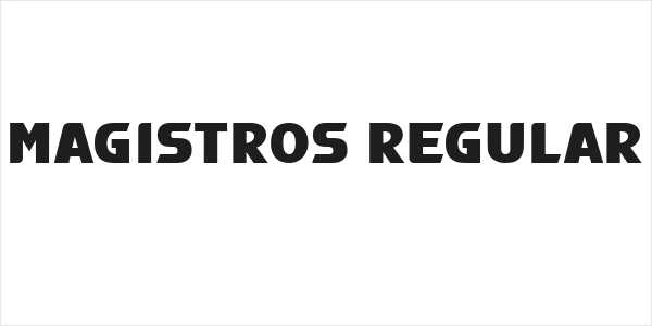 Magistros Regular Logo
