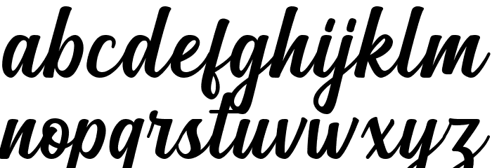 Magland Font LOWERCASE