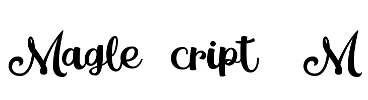Magle Script DEMO Font