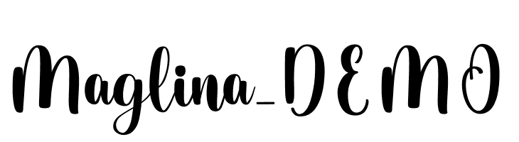 Maglina_DEMO  免费字体下载