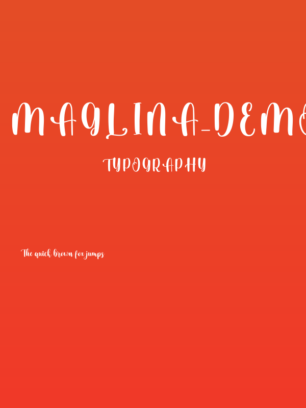 Maglina_DEMO Poster