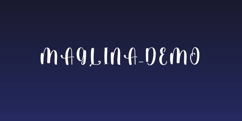 Maglina_DEMO Social Header
