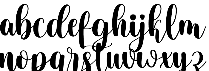 Maglina_DEMO Font LOWERCASE