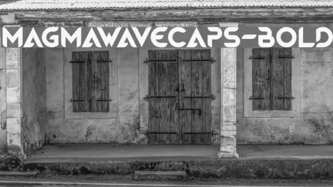 MagmawaveCaps-Bold Example 2