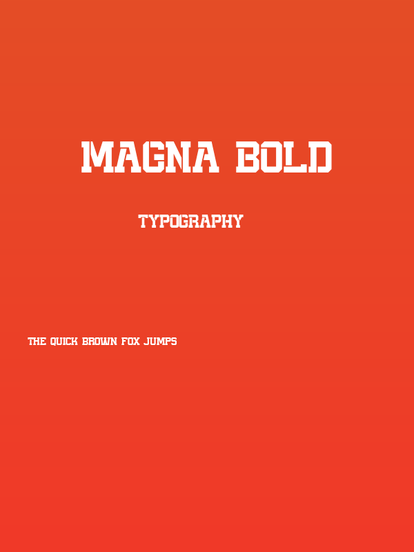 Magna Bold Poster