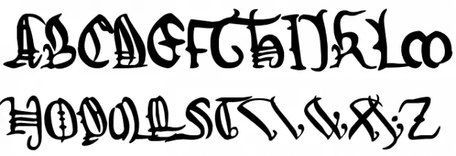Magna Carta Schriftart Groß