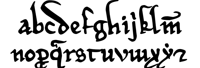 Magna Carta Font LOWERCASE