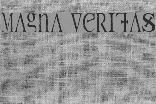 Magna Veritas Font examples