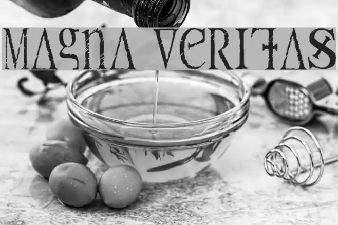 Magna Veritas Font examples