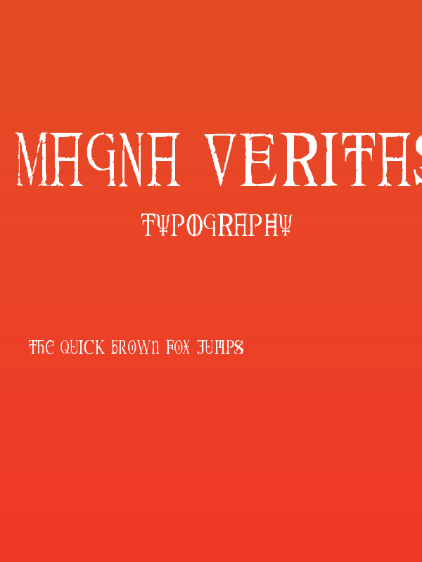 Magna Veritas Poster