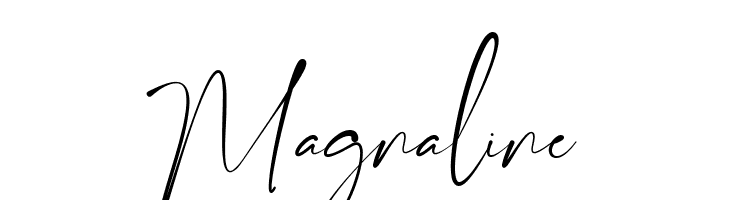 Magnaline  免费字体下载