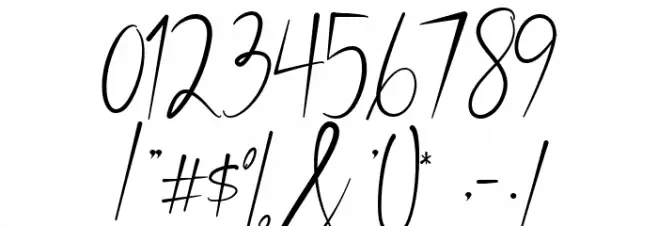 Magnaline Font OTHER CHARS