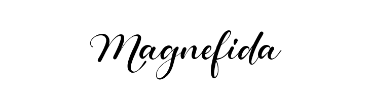 Magnefida  フリーフォントのダウンロード