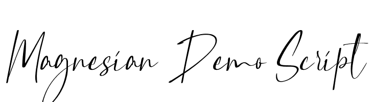 Magnesian Demo Script  Fuentes Gratis Descargar