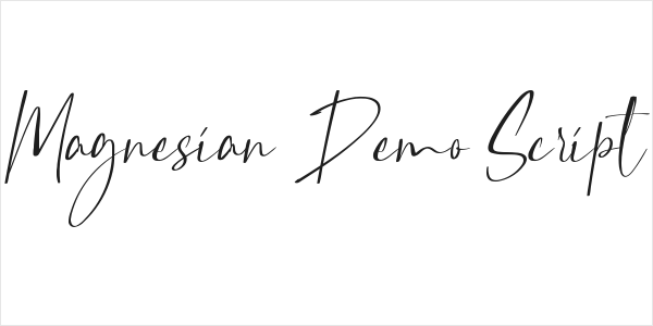 Magnesian Demo Script Logo