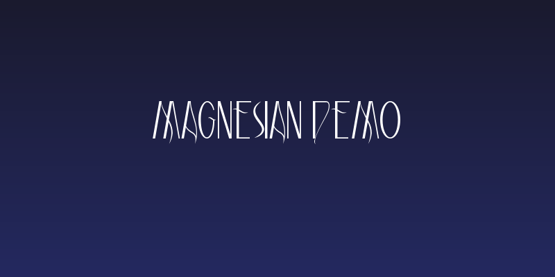 Magnesian Demo Social Header