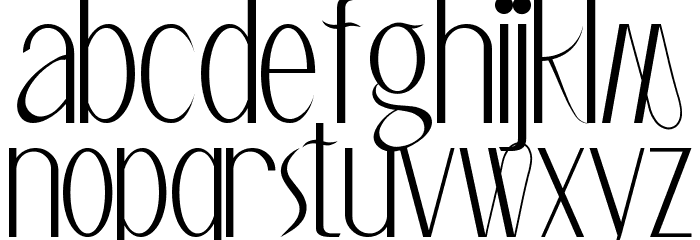 Magnesian Demo Font LOWERCASE