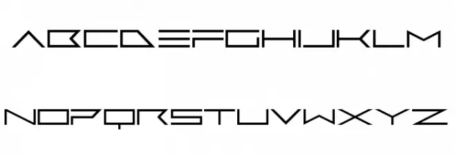 Magnetar Regular Schriftart Groß