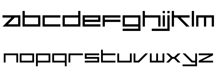 Magnetar Regular Font LOWERCASE