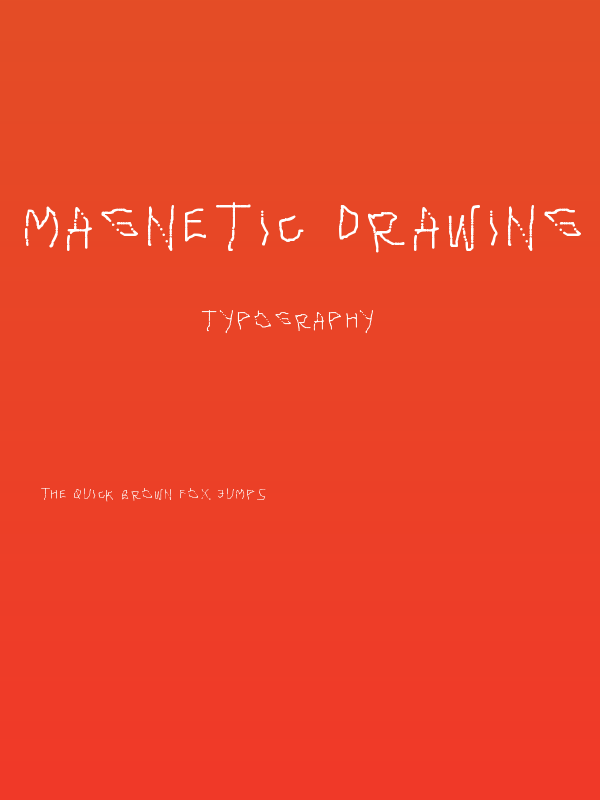 Magnetic Drawing Poster