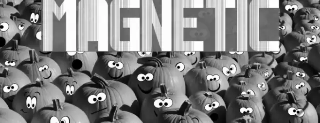 Magnetic Font examples