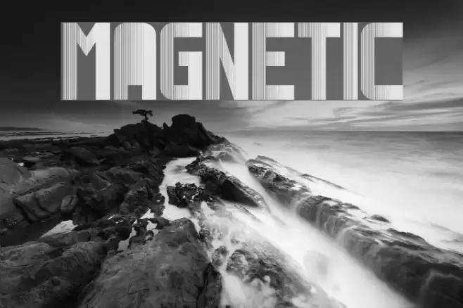 Magnetic Font examples