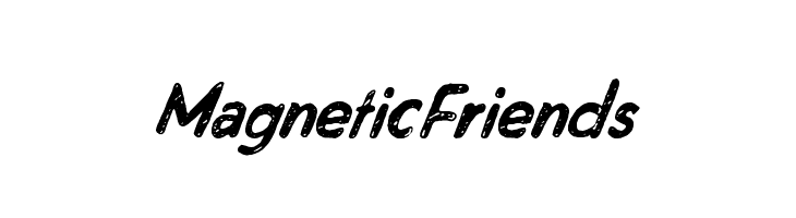 MagneticFriends  नि: शुल्क फ़ॉन्ट्स डाउनलोड