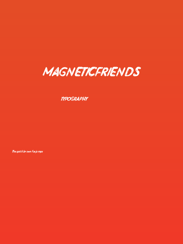 MagneticFriends Poster