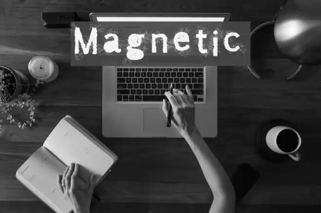 Magnetic Font examples