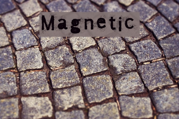 Magnetic フォント examples