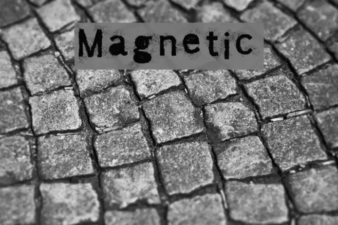 Magnetic Font examples