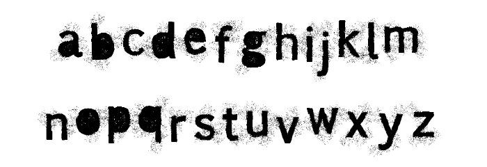 Magnetic フォント 小文字