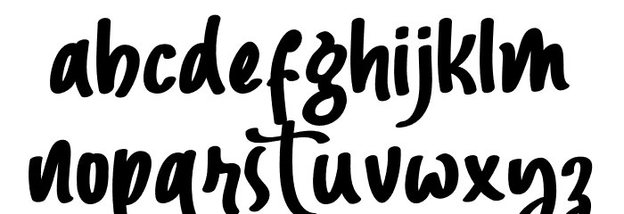 Magnetto Font LOWERCASE