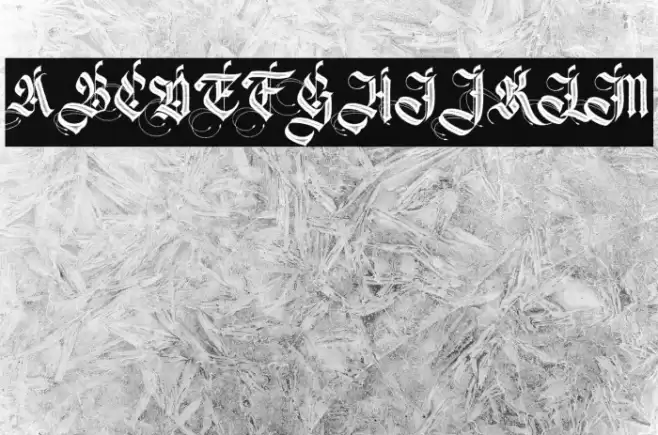 Magnific Chaos Personal Use Regular Font examples