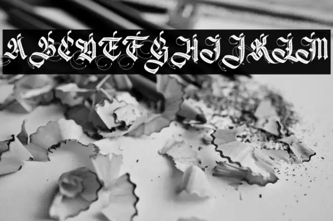 Magnific Chaos Personal Use Regular Font examples