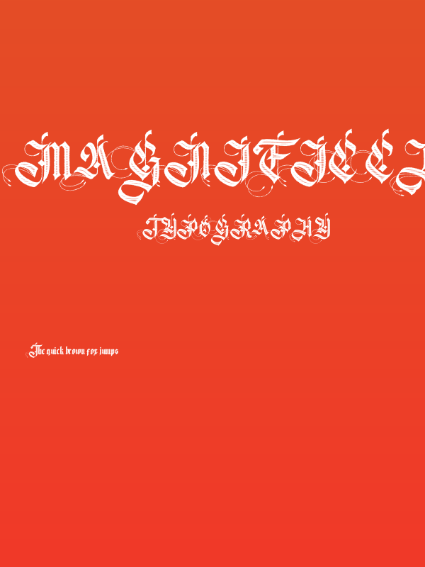 Magnific Chaos Personal Use Regular Poster