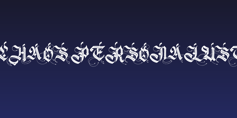 Magnific Chaos Personal Use Regular Social Header